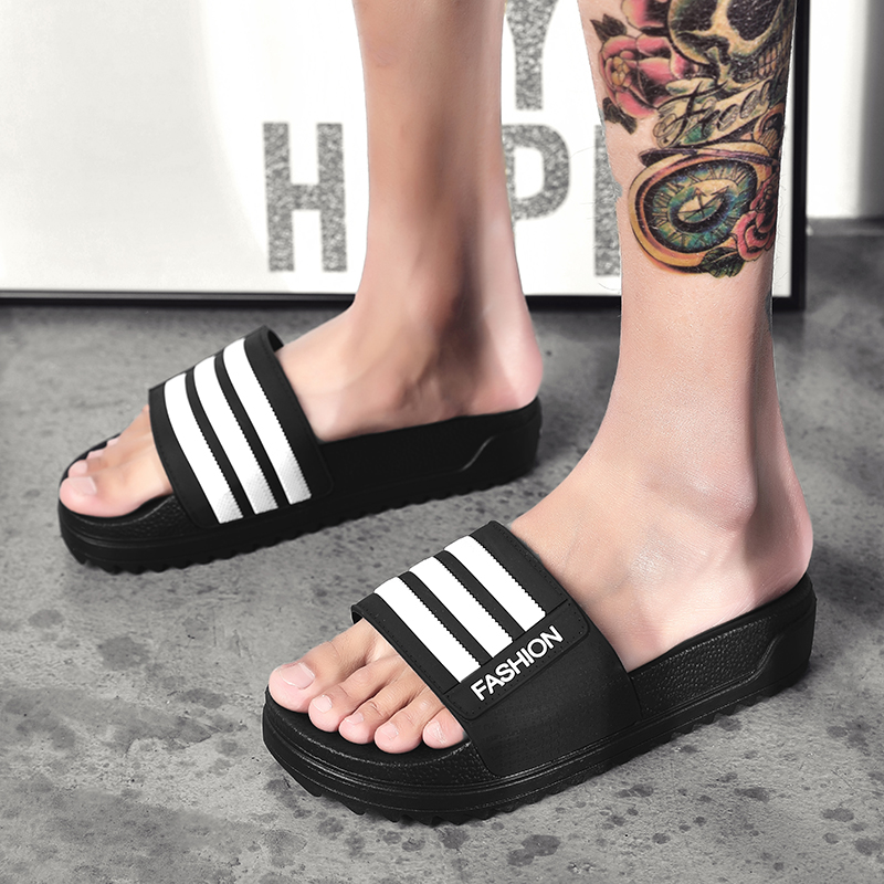 男士厚底增高拖夏季防滑个性室外潮流托鞋2023新款凉拖沙滩一字拖,流行男鞋,一字拖,淘宝优惠券,粉丝福利购,淘宝优惠卷