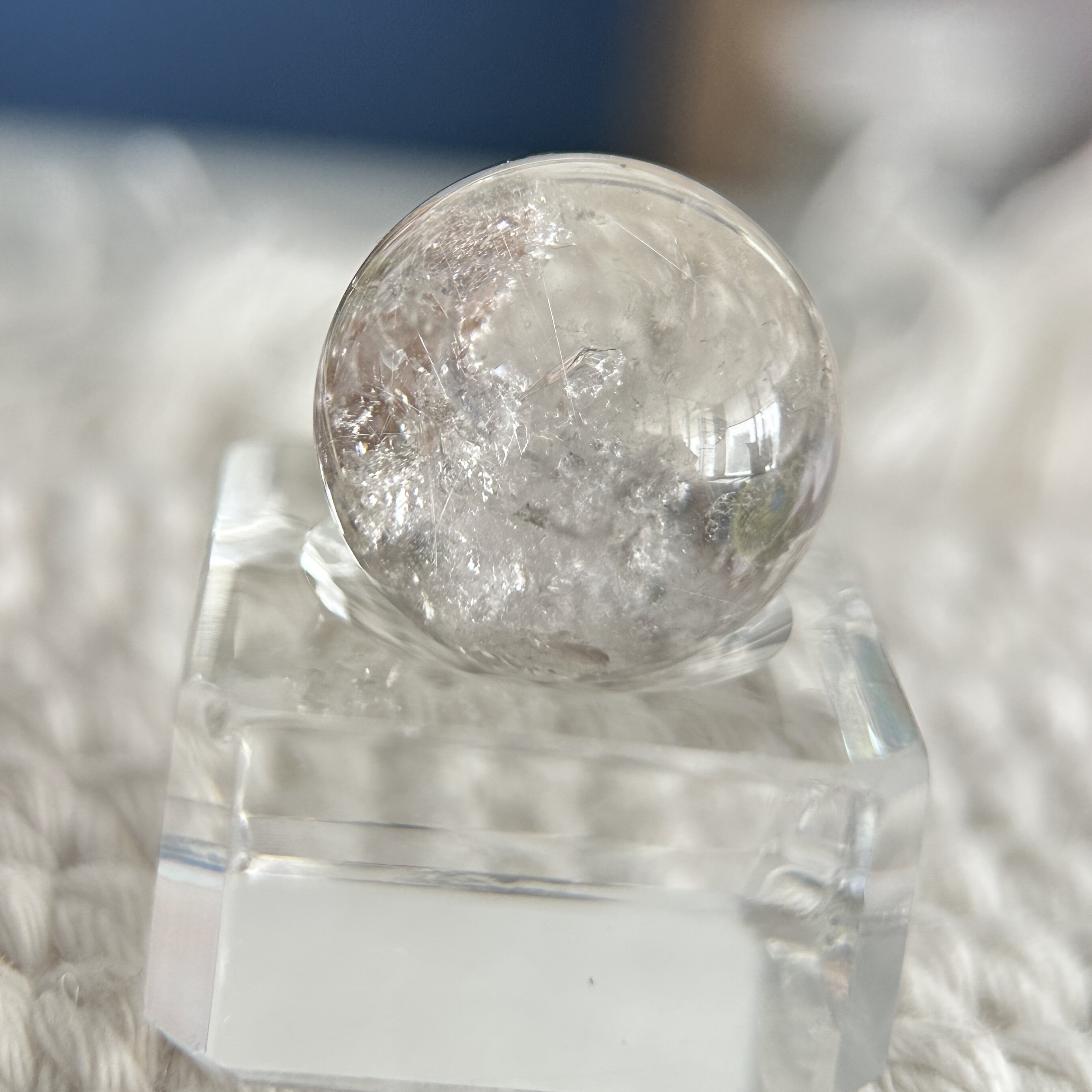 精品·粉白双色晶簇穿发(18.1mm)