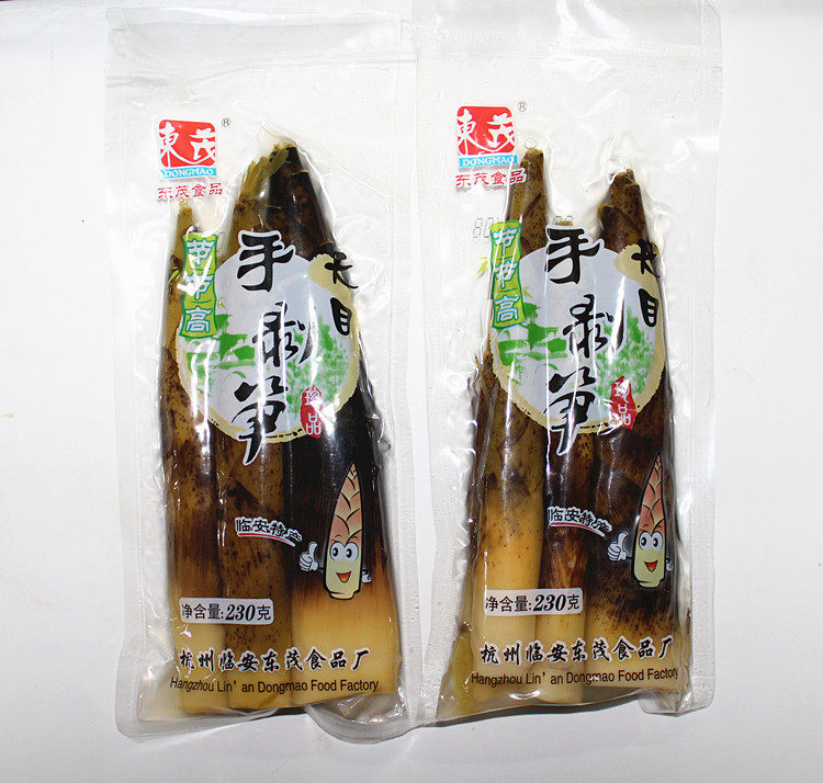 230g东茂泡椒手剥笋临安特产真空即食整笋带壳竹笋嫩竹笋香辣竹笋