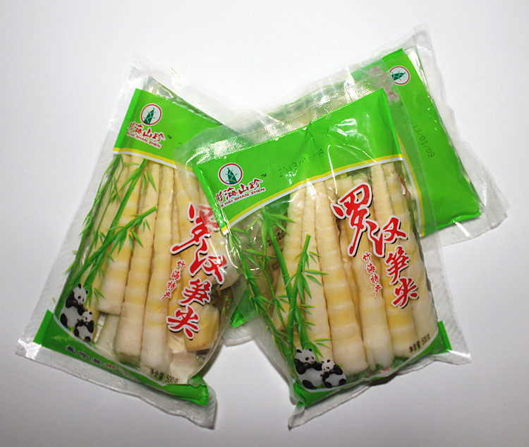 彬海山珍 500g 清水罗汉笋 火锅笋 嫩笋条 保鲜笋 箭笋 小包竹笋