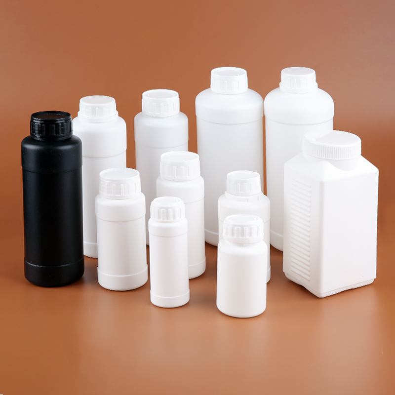 500ml1000毫升HDPE化工瓶 塑料瓶 农药瓶大口粉末水剂试剂样品瓶