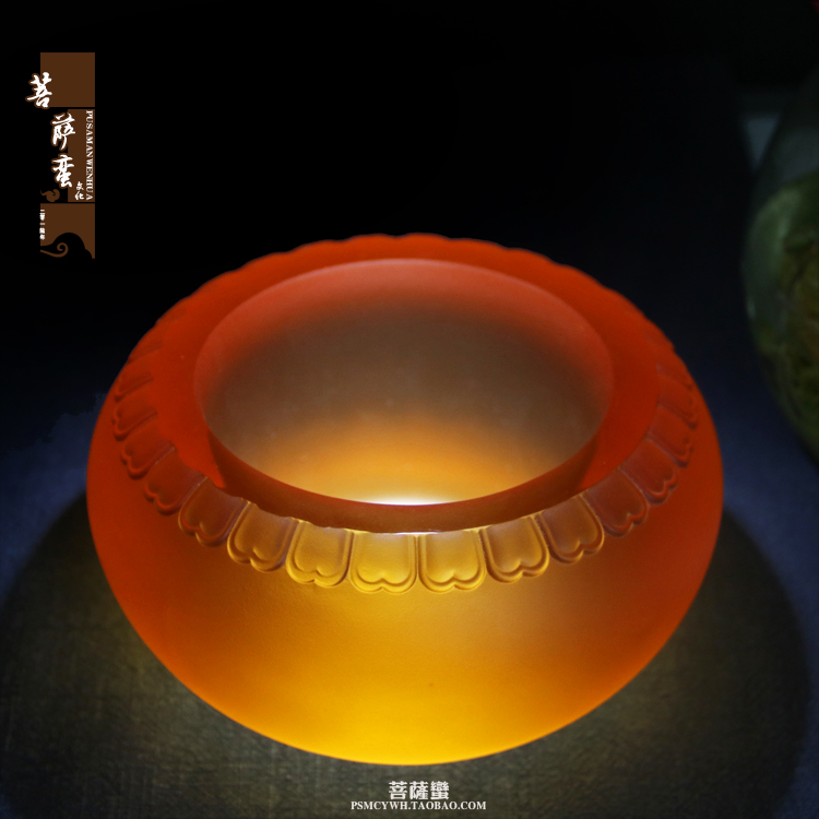 一相琉璃琉璃圆满僧人摆件