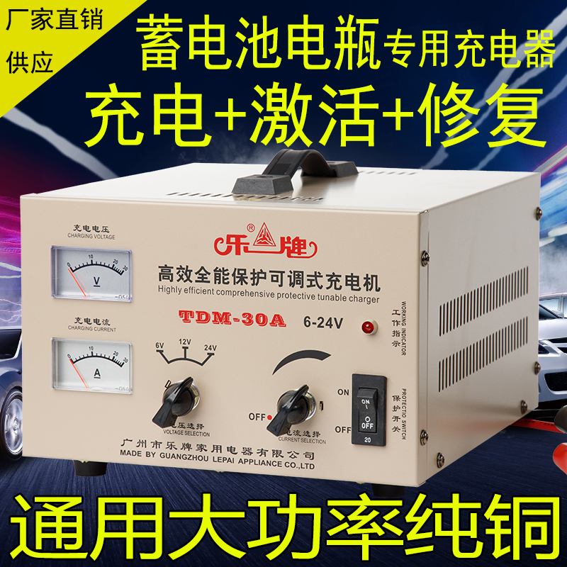 汽车电瓶充电器6v12v24v大功率机