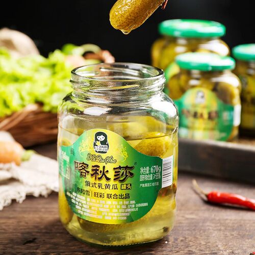 喀秋莎670g酸黄瓜罐头