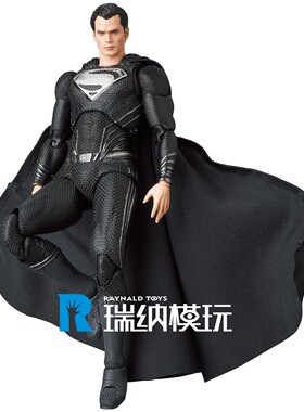 预售 MAFEX 1/12 扎克施奈德版 正义联盟 黑衣超人 6寸 可动 人偶