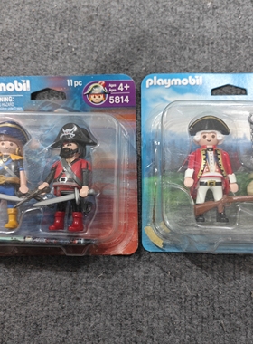 现货 摩比世界 老盒套装 5814水手和海盗 6847士兵和强盗积木人偶