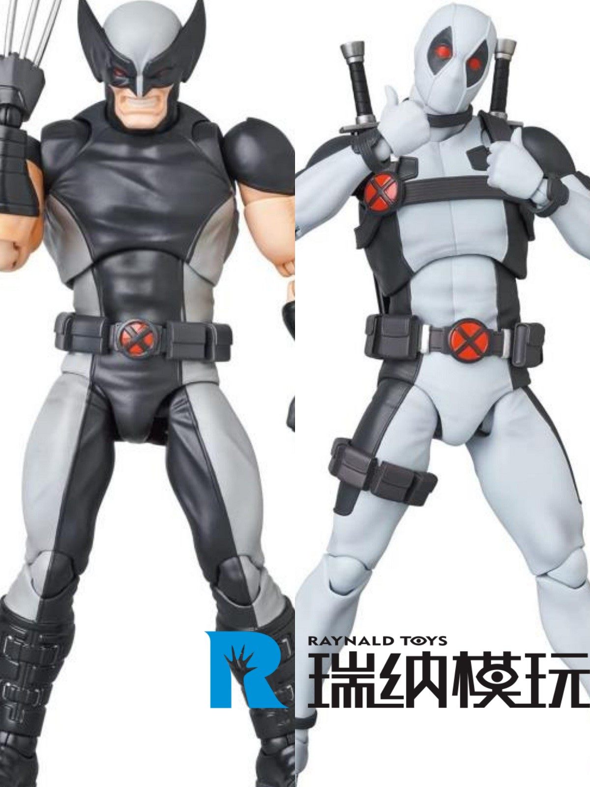 MAFEXX-FORCE金刚狼死侍人偶