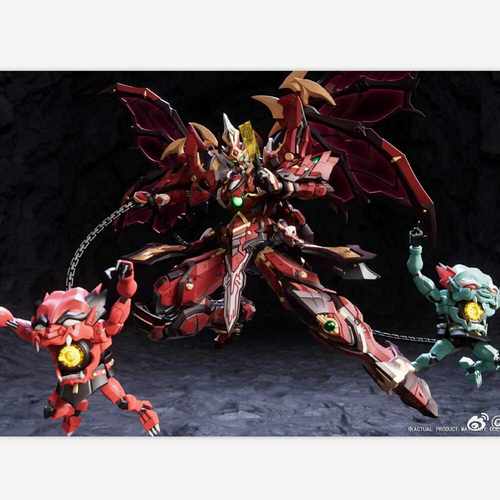 铸馗机甲武斗版28CM合金藏道模型