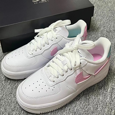 Nike空军一号女子鸳鸯粉蓝板鞋