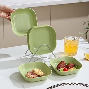 新款 牛油果绿吐骨碟家用客厅零食摆放盘干果糖果盘子碟子水果碟子