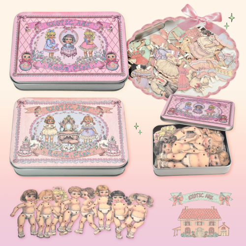 珍奇柜纸娃娃玩偶换装铁盒2.0