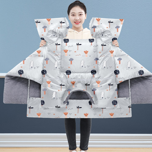 冬季挡风被加绒加厚加大侧翼