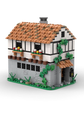 10305雄狮骑士的城堡扩展包中世纪酒馆MOC-129454拼装积木玩具