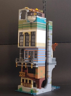 幻影忍者天文台观景台70620忍者城扩展包MOC-122370拼装积木玩具