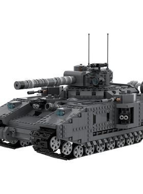 【高砖零件】战锤40k帝王毒刃超重型坦克MOC-217427拼装积木玩具