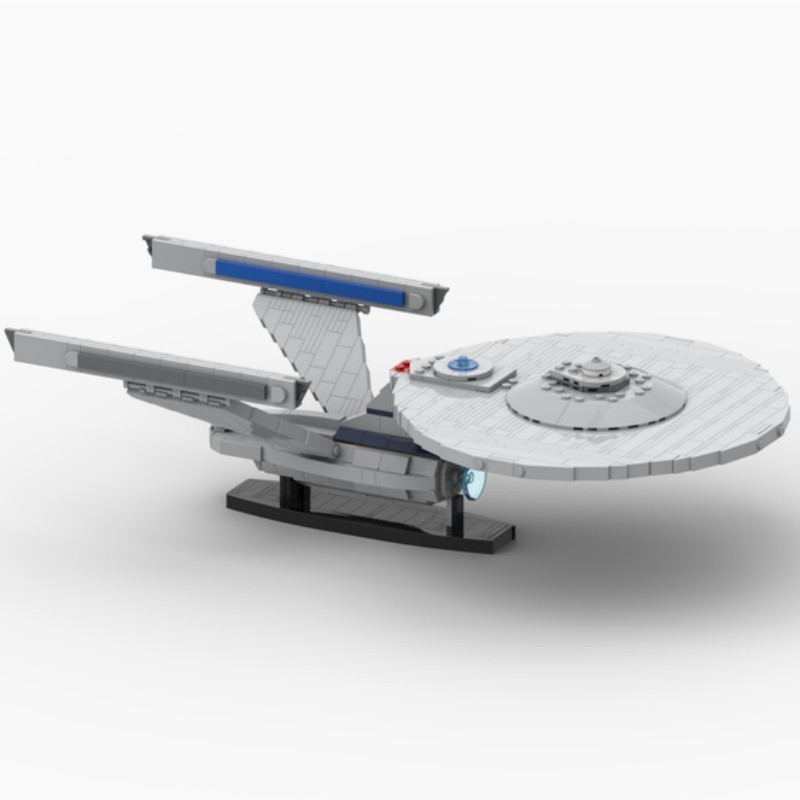 星际迷航企业号星舰联邦进取号太空飞船MOC-65689拼装积木玩具
