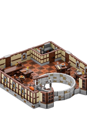 【高砖零件】龙与地下城哈欠门户旅馆地牢MOC-202603拼装积木玩具