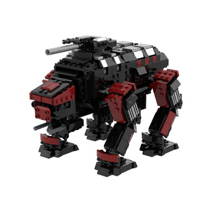 【高砖零件】绝地潜兵2工厂四足步行机器人战斗堡垒拼装积木玩具