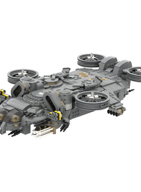 【高砖零件】阿凡达C-21龙式突击舰重型武装炮艇机拼装积木玩具