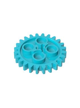 高砖积木零件GDS-1098配件24齿齿轮兼容3648-24505小颗粒MOC散件