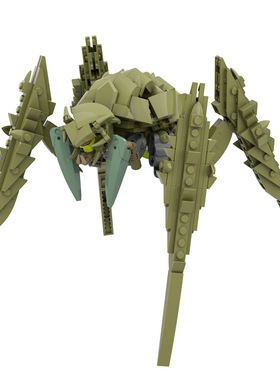 【高砖零件】绝地潜兵2吐酸泰坦虫族生物怪物模型MOC拼装积木玩具