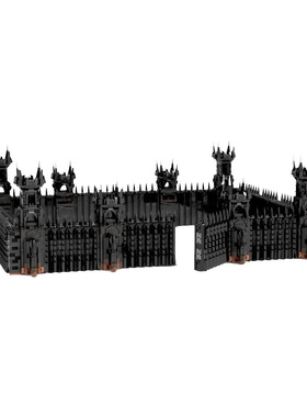 【高砖零件】指环王魔多黑门之战适配10333巴拉多塔拼装积木玩具