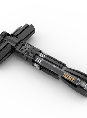 星球大战黑魔王凯洛·伦光剑剑柄武器模型MOC-35008拼装积木玩具