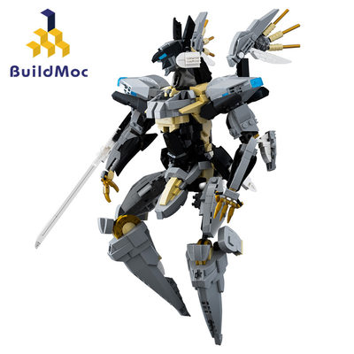 BuildMOC拼装积木玩具游戏zoe2地带杰夫提机甲机体机器人模型