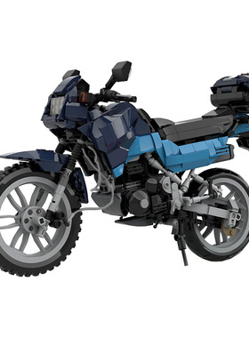【高砖零件】本田NX125 Transcity摩托车MOC-234101拼装积木玩具