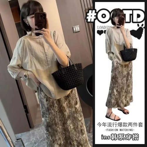 胖东来单件/夏季轻奢高级感漂亮小衫衬衣法式独特超好看气质碎花
