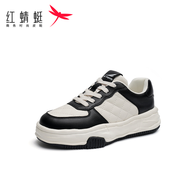 红蜻蜓休闲鞋女春秋单鞋新款秋冬运动鞋软底舒适妈妈鞋断码清仓