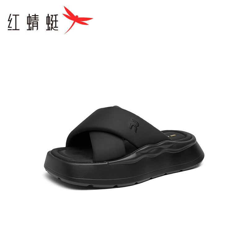 红蜻蜓勃肯凉拖女夏季外穿软底防滑沙滩凉鞋百搭一字拖断码清仓