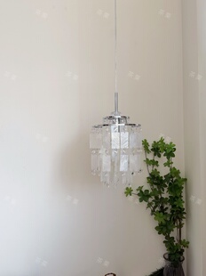 茶栗法式中古风吊灯美式复古餐厅贝壳米家床头吸顶灯过道玄关阳台