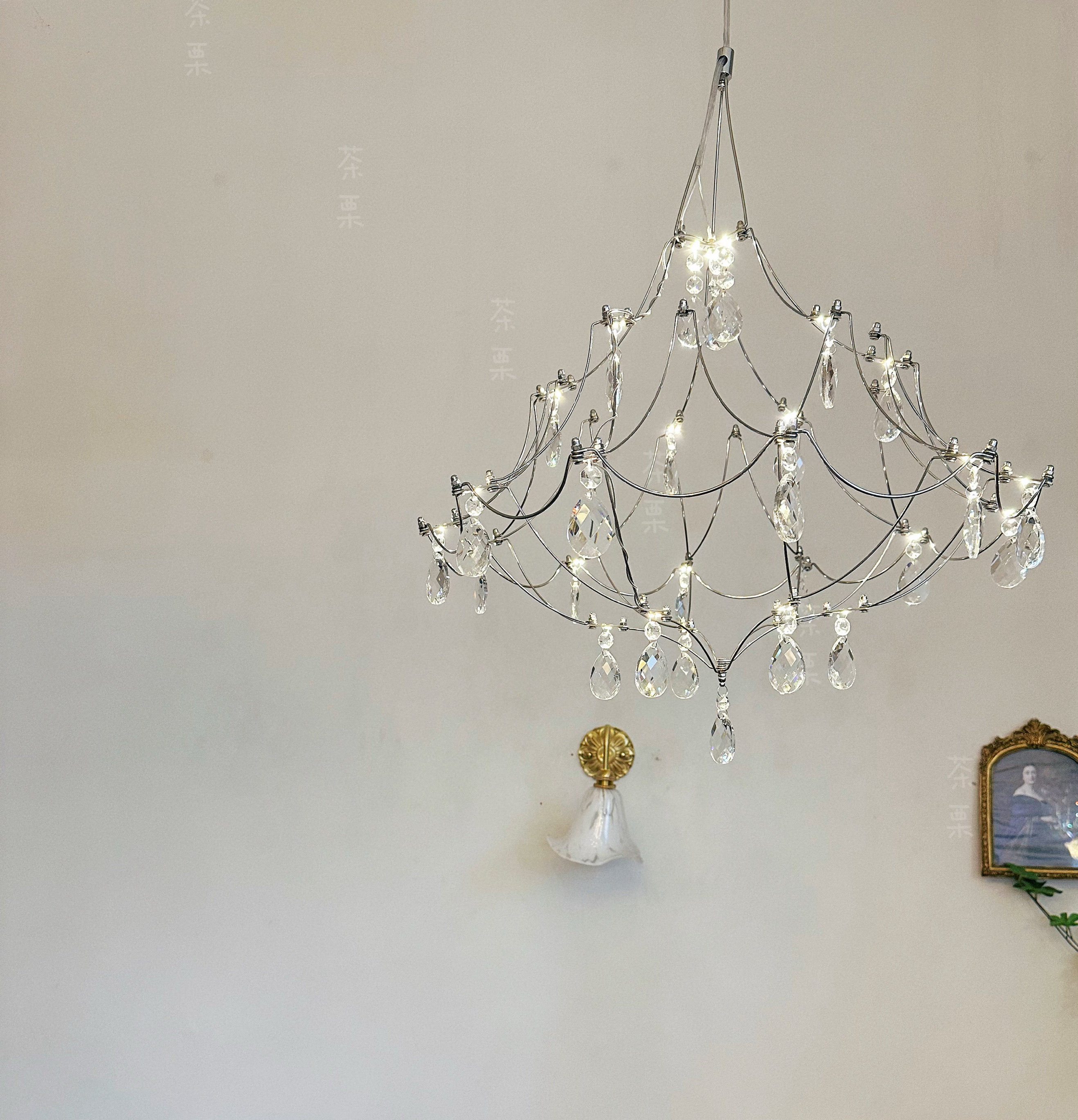 客厅卧室别墅水晶吊灯法式复古