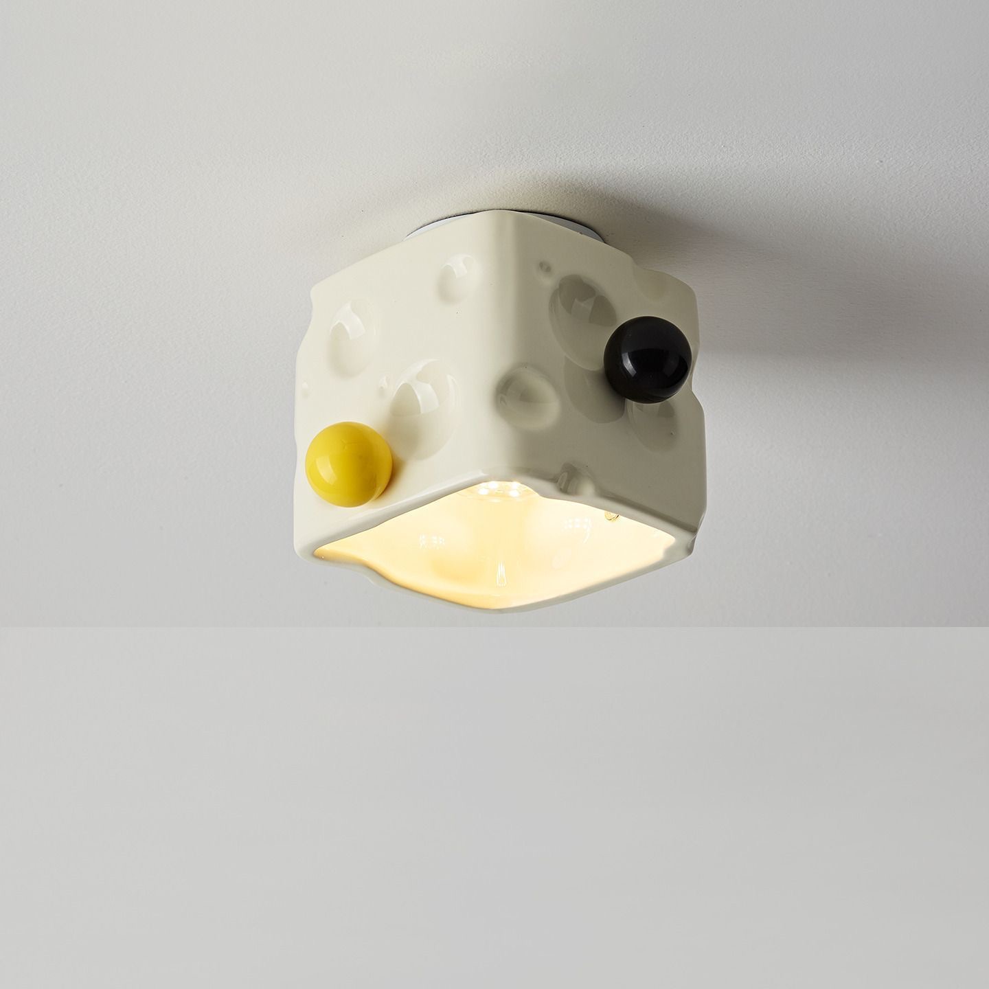 茶栗法式中古风吊灯美式复古餐厅陶瓷奶酪吸顶灯过道玄关筒灯阳台