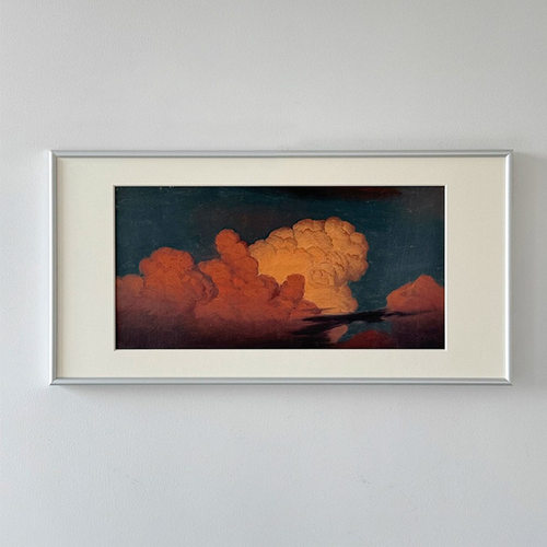 现代简约治愈系艺术感餐厅装饰画