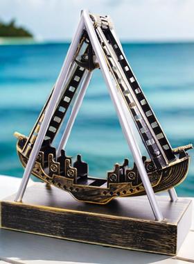 海盗船黑科技物理永动机不停创意摆件会动的高级永动仪客厅混沌摆