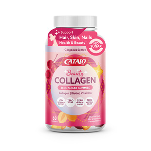 美国原装 CATALO家得路无糖软糖胶原蛋白维他命C维他命E60粒