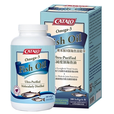 CATALO家得路进口深海鱼油omega3胶囊欧米茄3正品成人