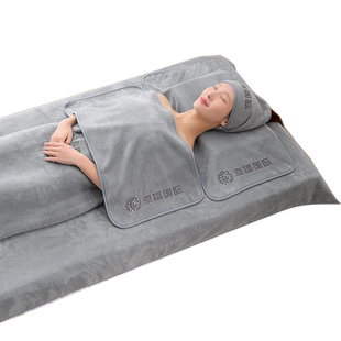 美容院专用毛巾面巾浴巾理发店加厚吸水干发巾高档珊瑚绒铺巾浴裙