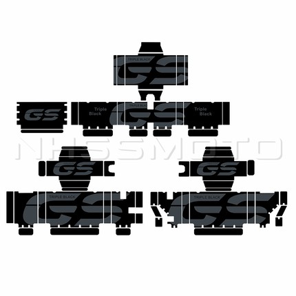 适用贝纳利金鹏TRK502X 552X  三箱版画 贴纸 贴花 防水防晒加厚