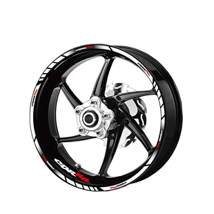 适用本田CBR300 600 650 1000RR 改装轮毂轮圈钢圈个性贴纸 贴花