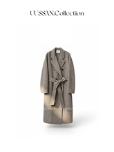 UUSSAN “经典B入”秘鲁进口BabySuri苏力羊驼绒光泽皮草感大衣