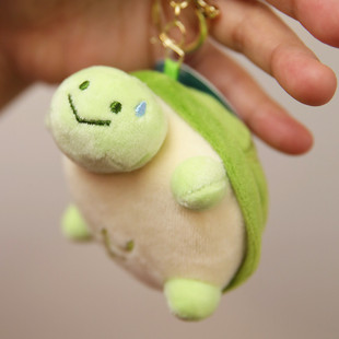 汗颜腹肌乌龟玩偶公仔小挂件毛绒玩偶公仔解压背书包包挂件钥匙扣