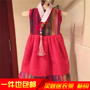 一件 抹厨房全棉搽手巾擦手巾 包邮 康乐屋加厚擦手巾珊瑚绒可挂式