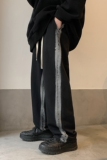 2026春季新款高街美式阔腿直筒裤四季休闲裤男潮D193P58男类，男装休闲裤，电商A335-1（原A458）