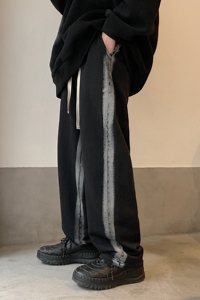 2026春季新款高街美式阔腿直筒裤四季休闲裤男潮 D193 P58男类图片