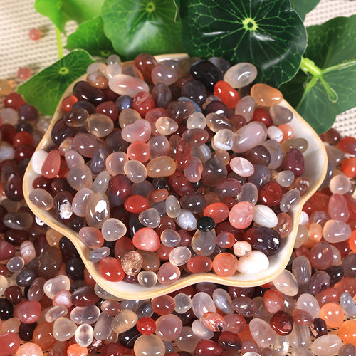 雨花石原石天然鱼缸造景摆件水培玛瑙石乌龟饲养缸鹅卵石铺面园艺