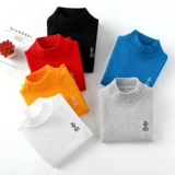 Детский демисезонный трикотажный белый флисовый базовый приятный телу свитер для мальчиков, подходит для подростков