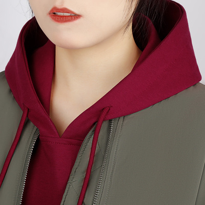 高端卫衣帽子假领女士秋冬装饰